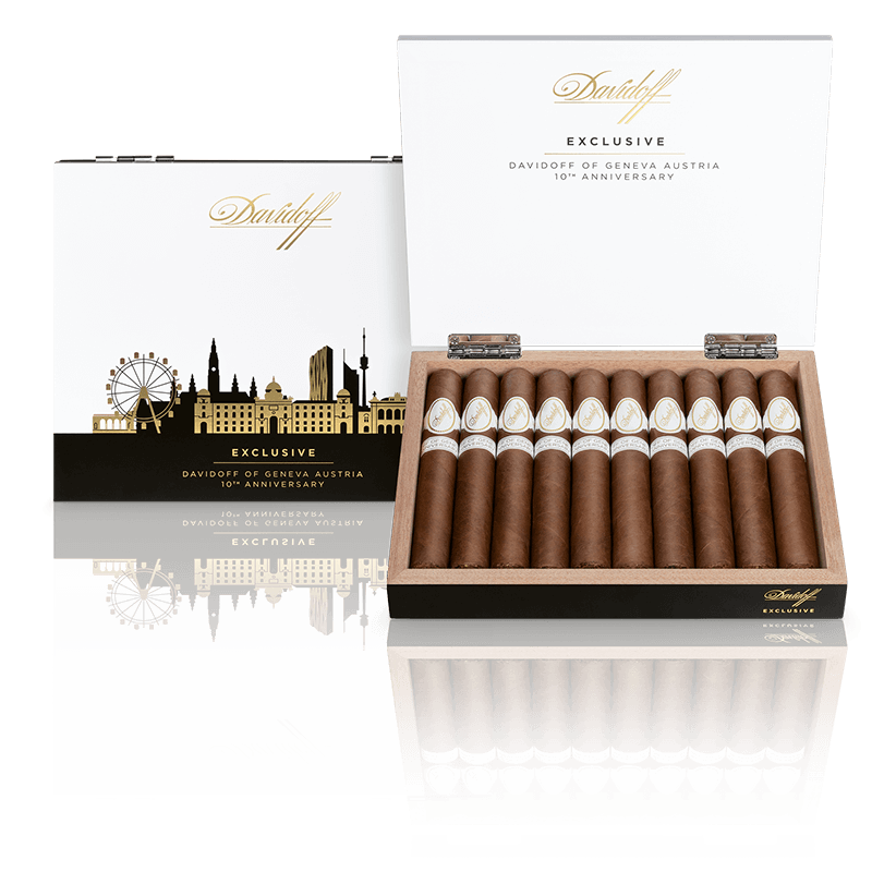 Davdidoff Exclusive 2021 Austria Edition cigar box of ten.