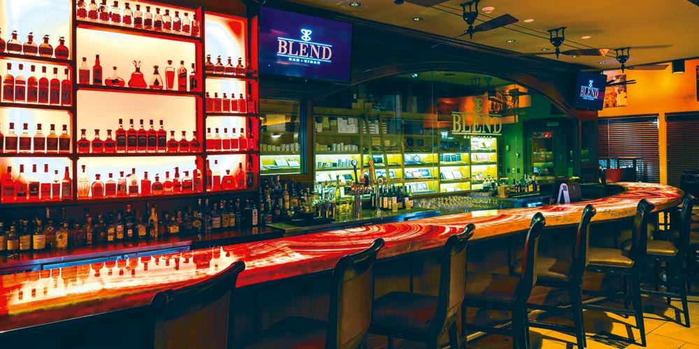Interior View of the Davidoff Blend Bar Indianapolis