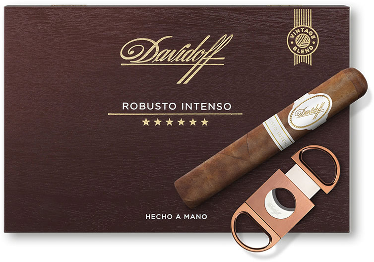 Davidoff Cutter in rose gold and brown