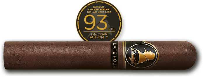 Winston Churchill Late Hour Series Toro Cigar with all the different Awards and Points